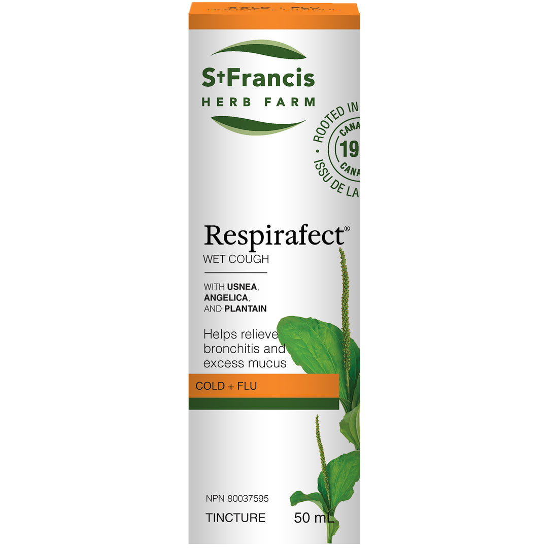 St Francis Herb Farm Respirafect Wet Cough Cold and Flu Tincture
