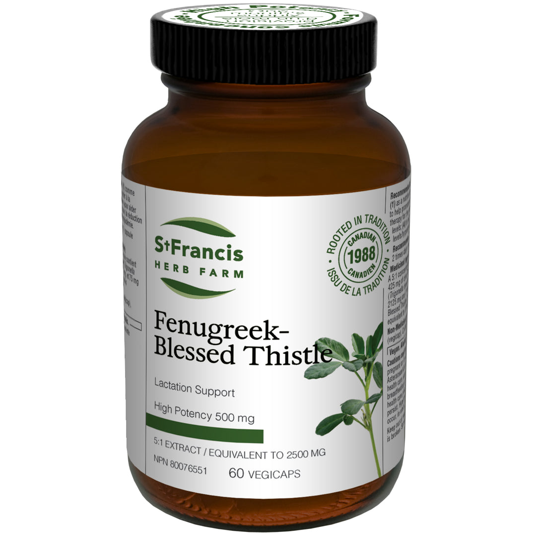 St Francis Herb Farm Fenugreek-Blessed Thistle Vegicaps