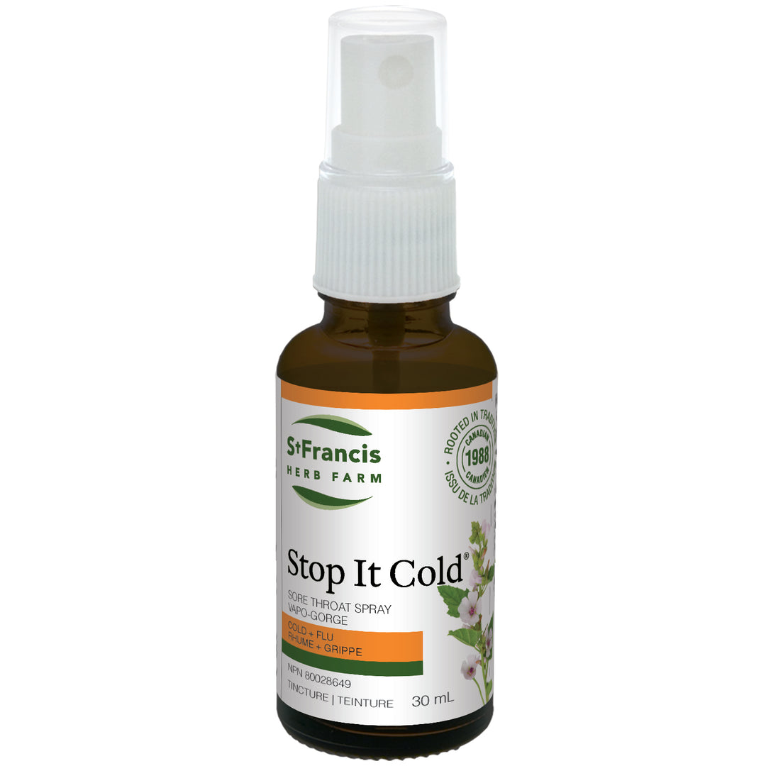 St Francis Herb Farm Stop It Cold Throat Spray Tincture