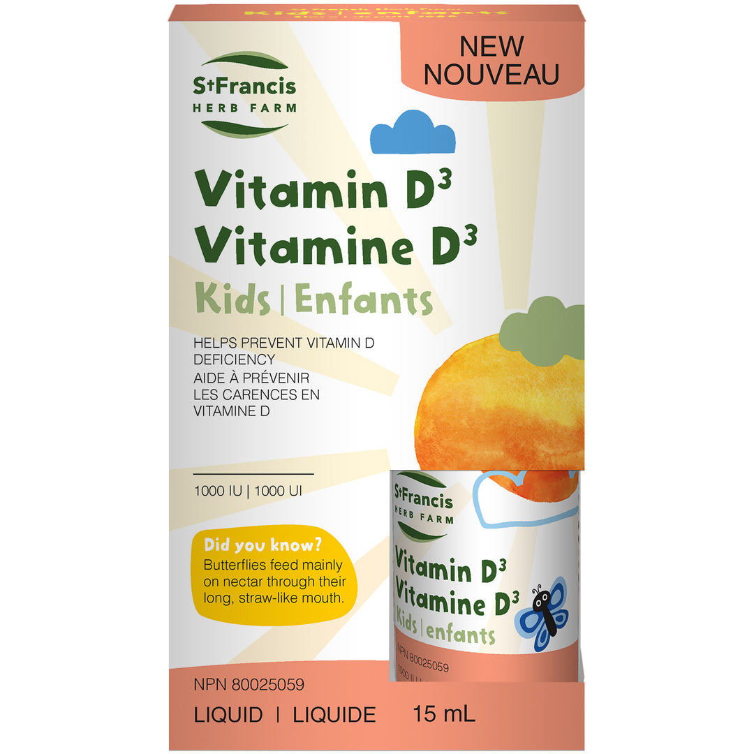 St Francis Herb Farm Kids Vitamin D3 1000IU