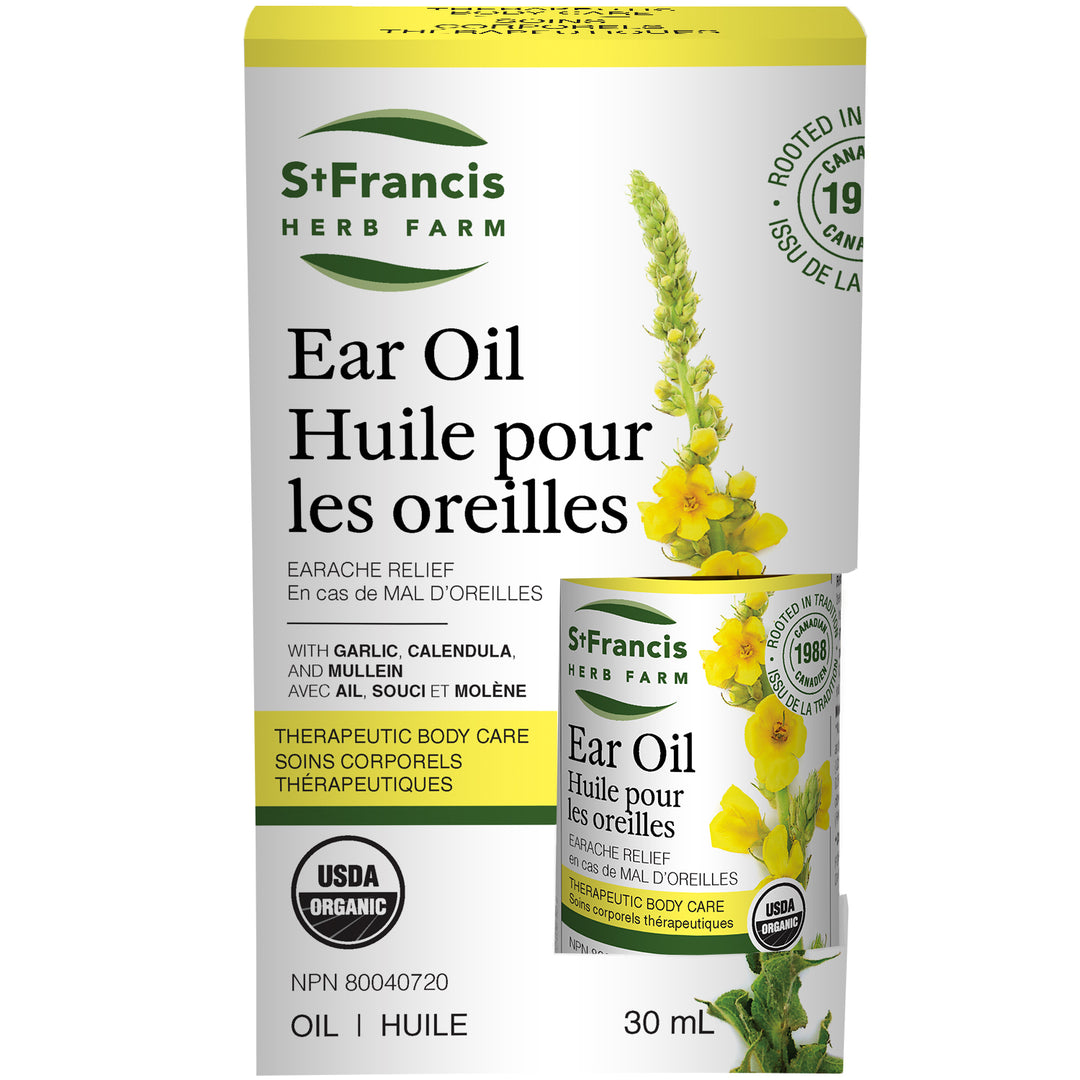 St Francis Herb Farm Ear Oil Earache Relief