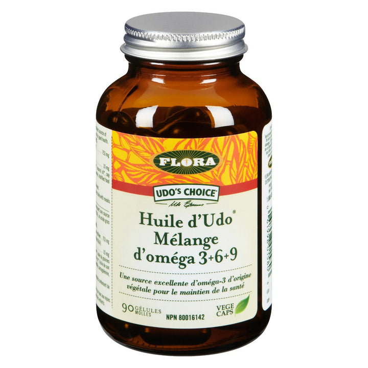 Flora Health Udo's Oil® Omega 3•6•9 Blend 90 Capsules