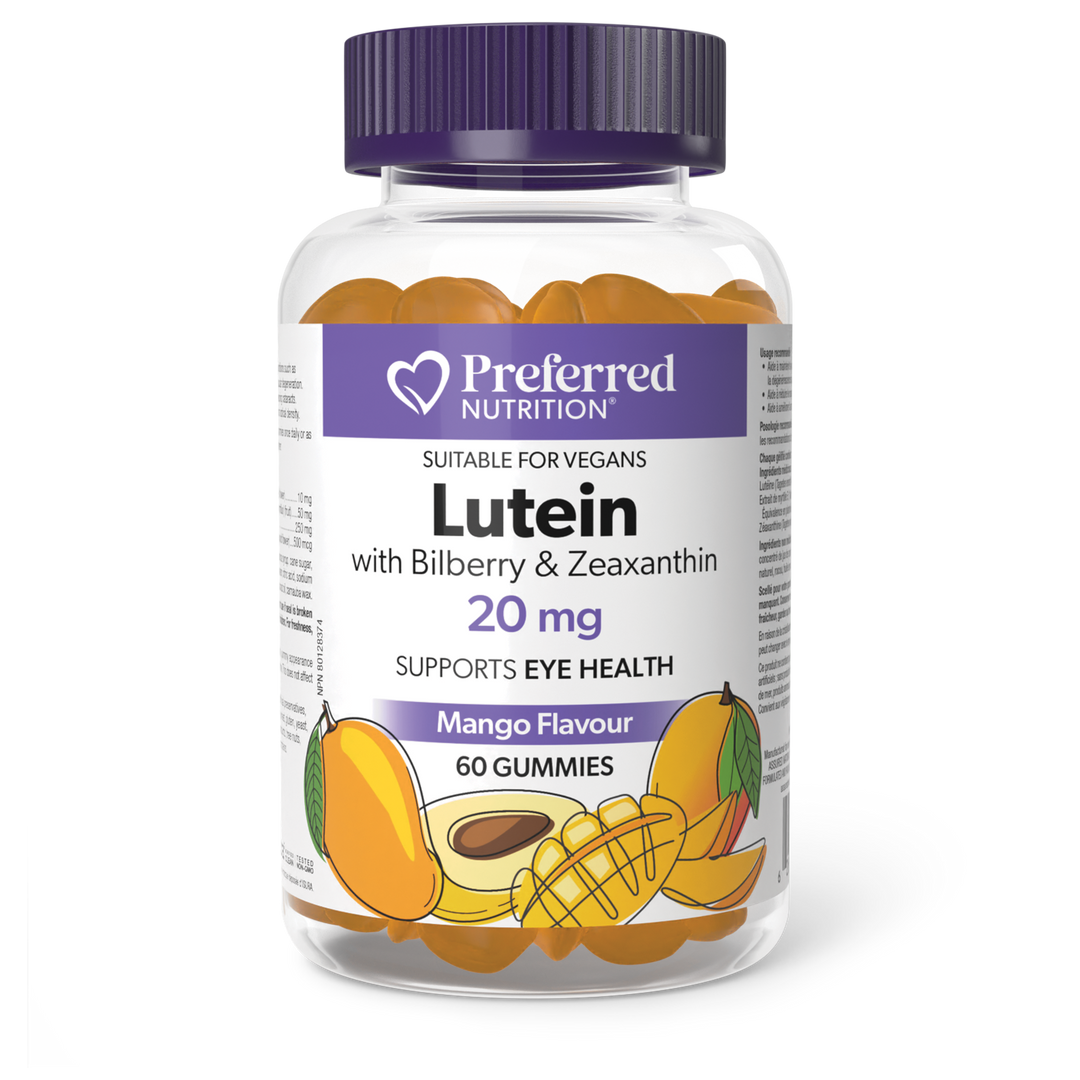 LIQUIDATION - Preferred Nutrition Lutein with Bilberry & Zeaxanthin Gummies - FINAL SALE/NO RETURNS***