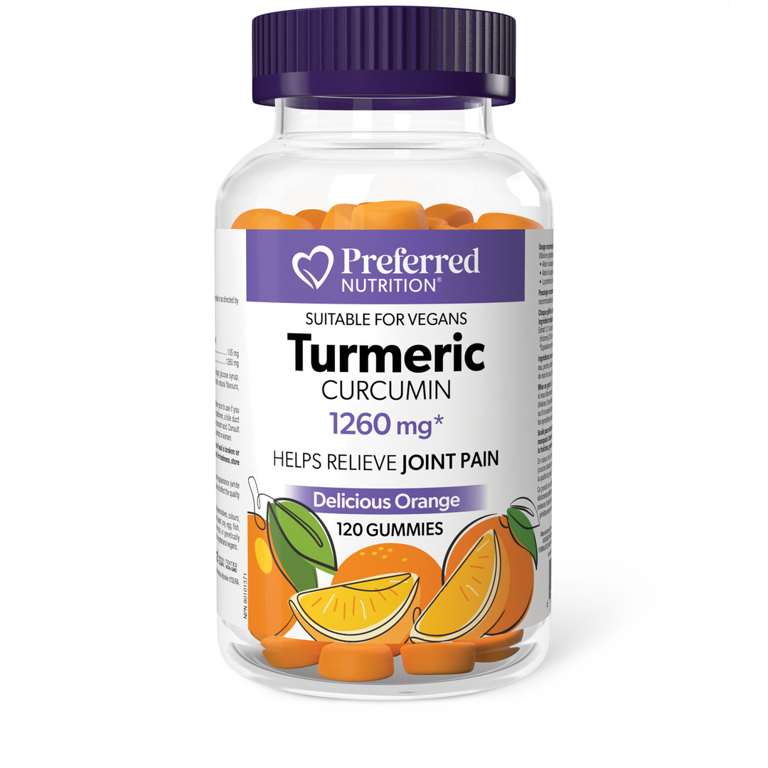 Preferred Nutrition Tumeric 1260mg Gummies