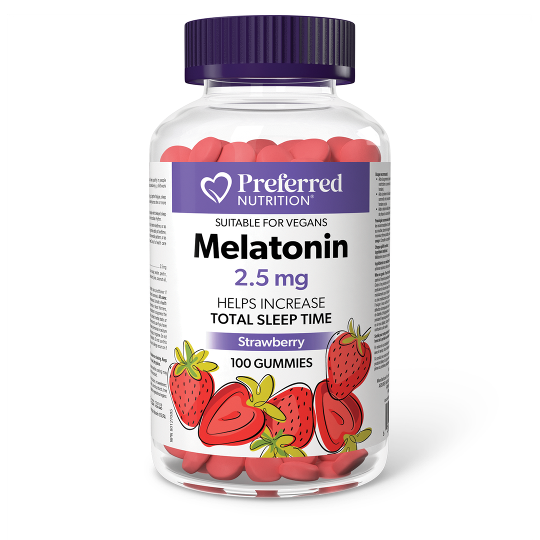 LIQUIDATION - Preferred Nutrition Melatonin 2.5mg Gummies - FINAL SALE/NO RETURNS***