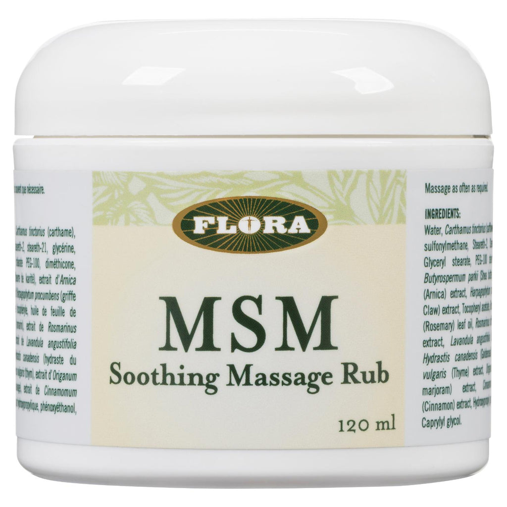 Flora Health MSM - Soothing Massage Rub