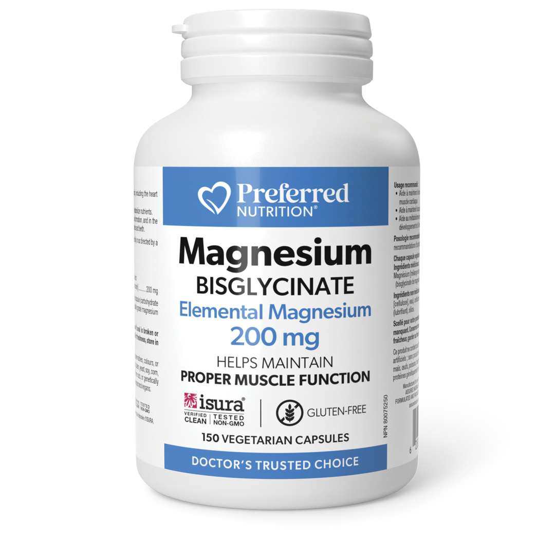 Preferred Nutrition Magnesium Bisglycinate 200mg