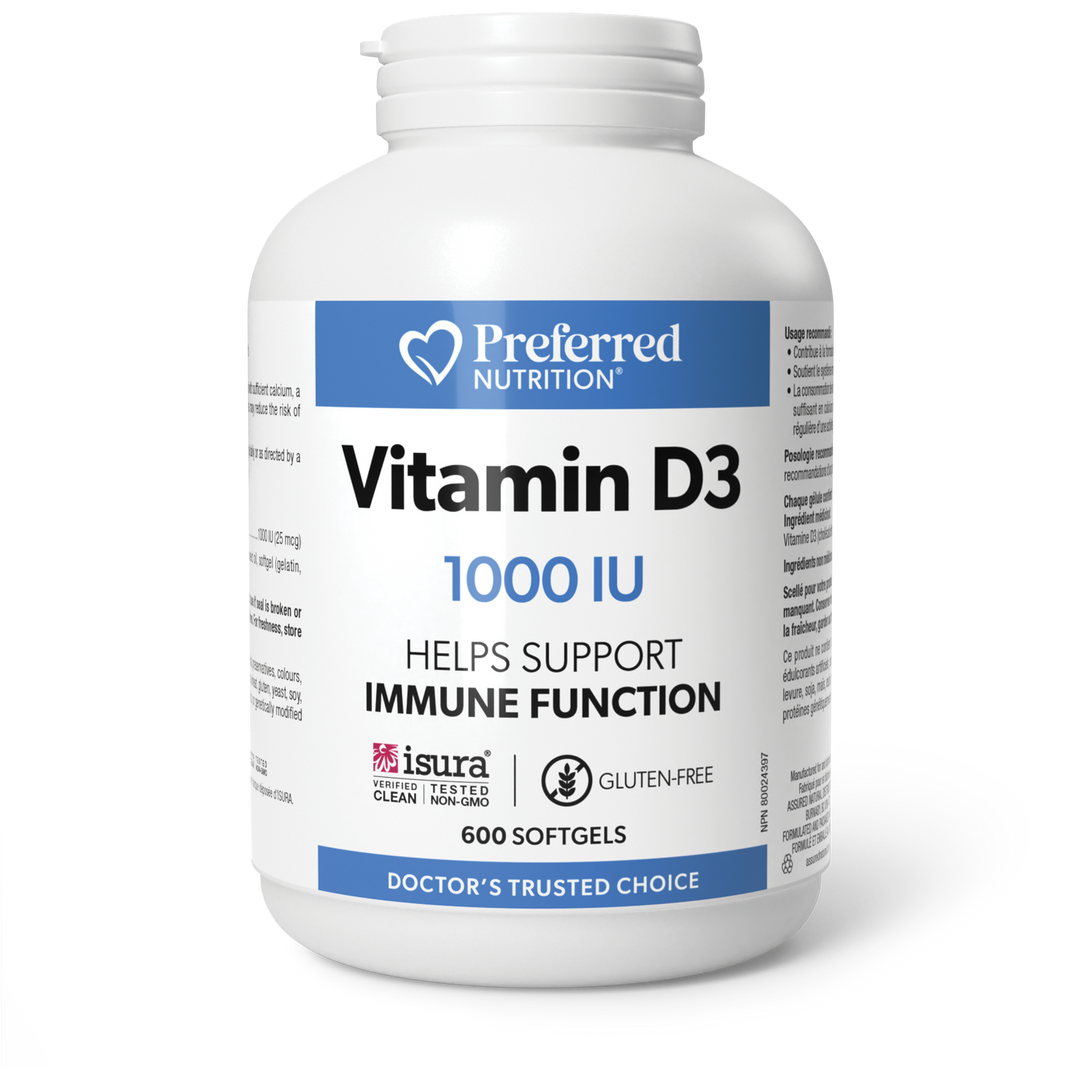 Preferred Nutrition Vitamin D3 1000UI