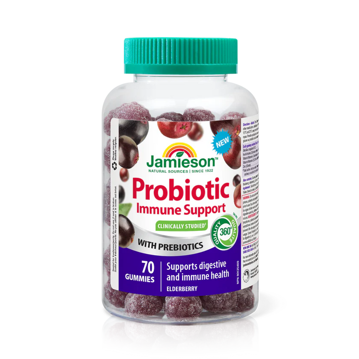 Jamieson Probiotic Immune Support Gummies Elderberry