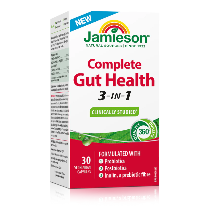 Jamieson Complete Gut Health Probiotic 3 in 1