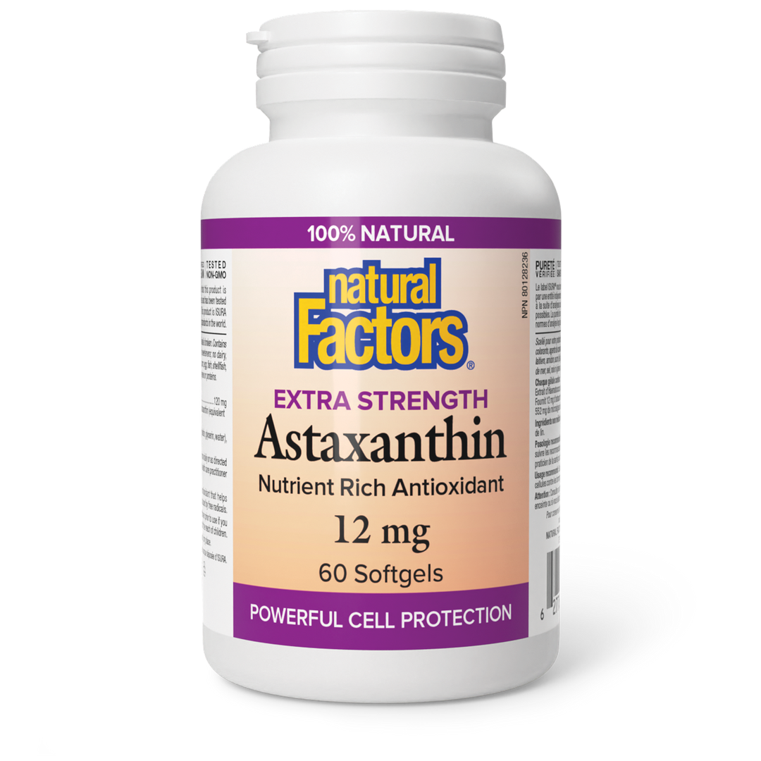 Natural Factors Astaxanthin Extra Strength 12mg