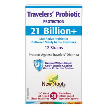 New Roots Travelers’ Probiotic 21 Billion+