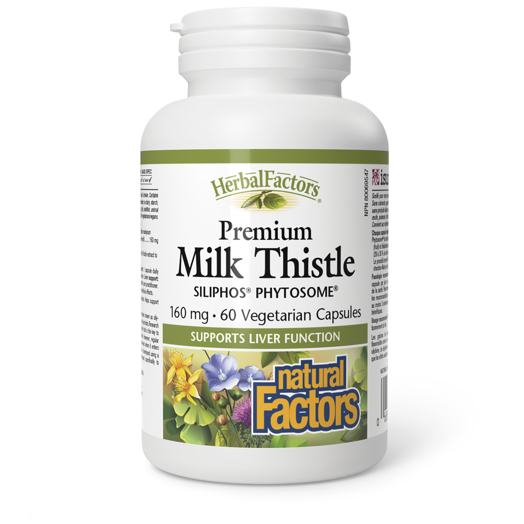 Siliphos® Phytosome® Clinical Strength Milk Thistle 160 mg Vegetarian Capsules