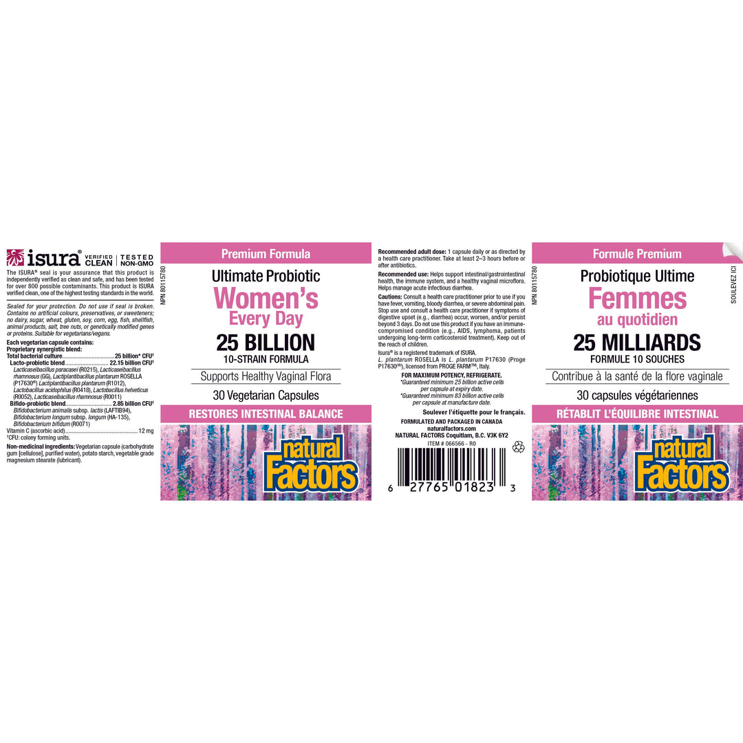 Natural Factors Women’s Every Day 25 Billion