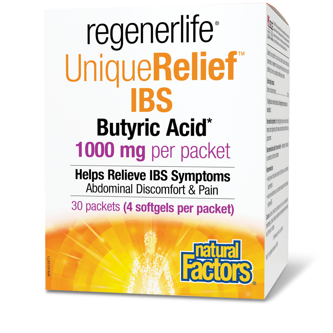 Regenerlife UniqueRelief IBS Butyric Acid 1000 mg