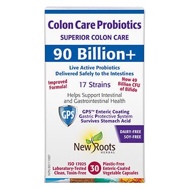 New Roots Colon Care Probiotics 90 Billion+
