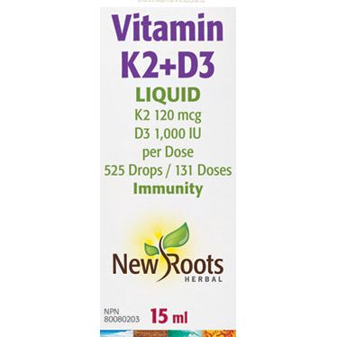 New Roots Vitamin K2+D3
