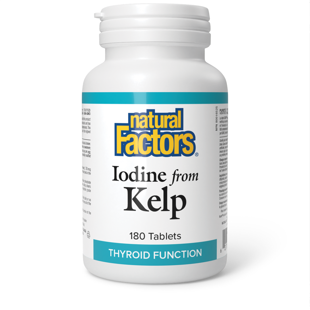 Iodine from Kelp 750 mcg Tablets