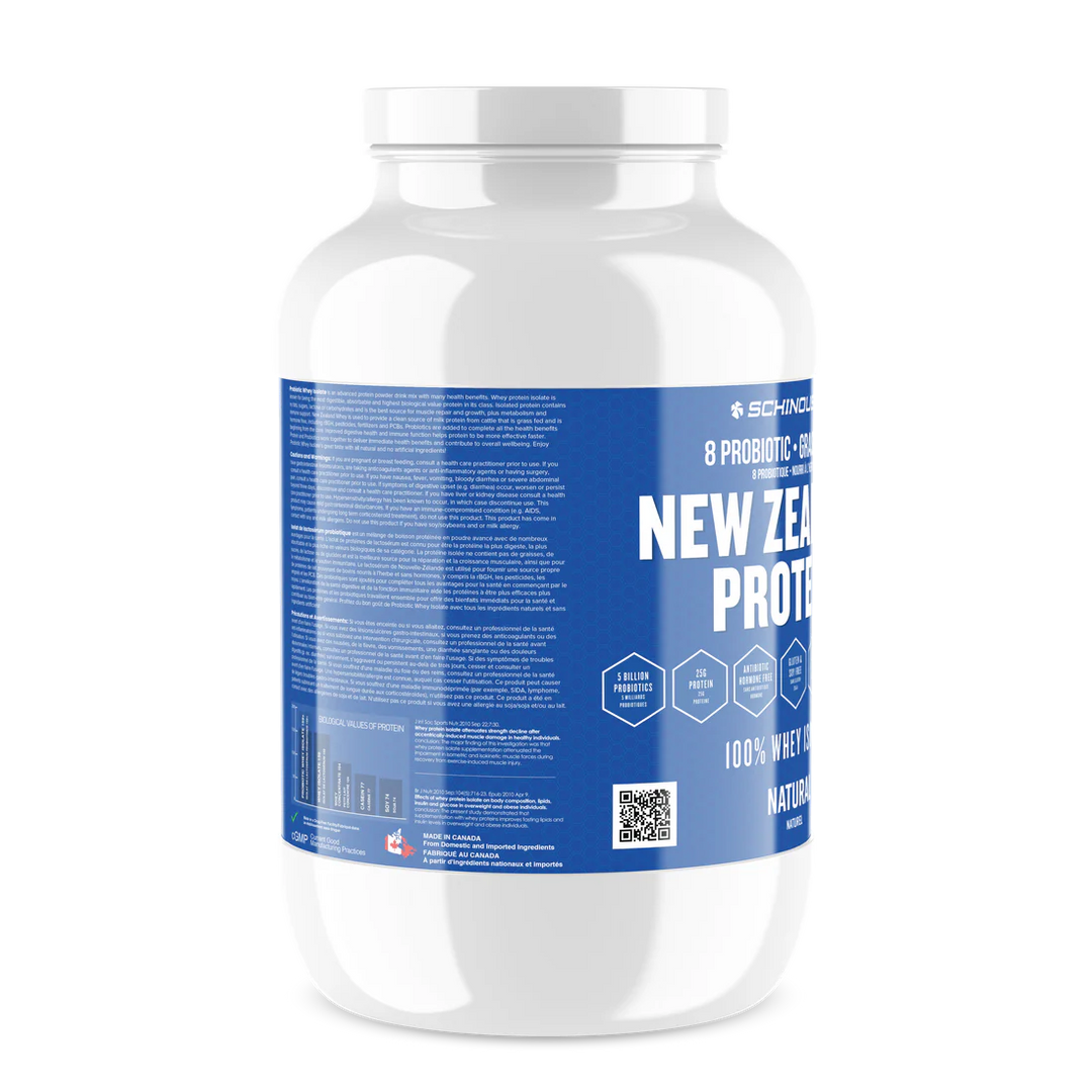 Probiotic Grass Fed New Zealand Whey Protein Natural - 910 g