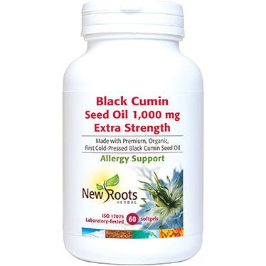 New Roots Black Cumin Seed Oil 1,000 mg Extra Strength