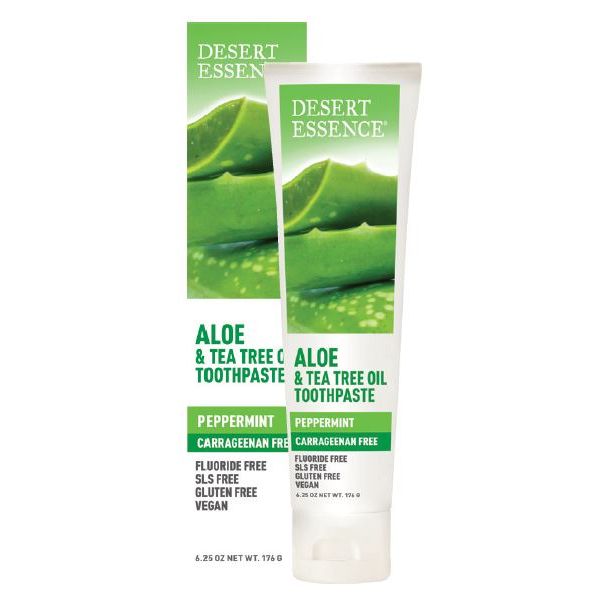 Desert Essence Aloe & Tea Tree Toothpaste Carrageenan Free