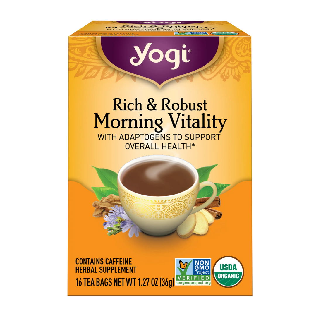 Yogi® Rich and Robust Morning Vitality Tea