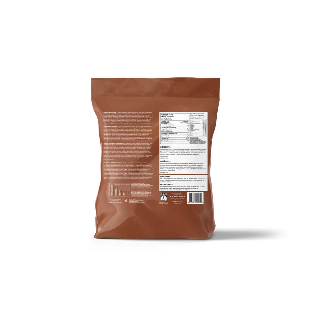 Schinoussa Probiotic Grass Fed New Zealand Whey Protein Swiss Chocolate - 2.3 kg