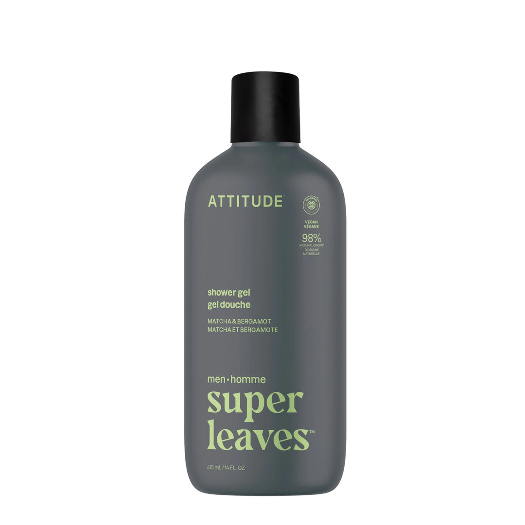 Attitude® Super Leaves™ Men's Shower Gel Matcha & Bergamot