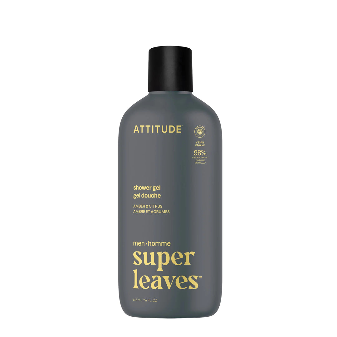 Attitude® Super Leaves™ Men's Shower Gel Amber & Citrus