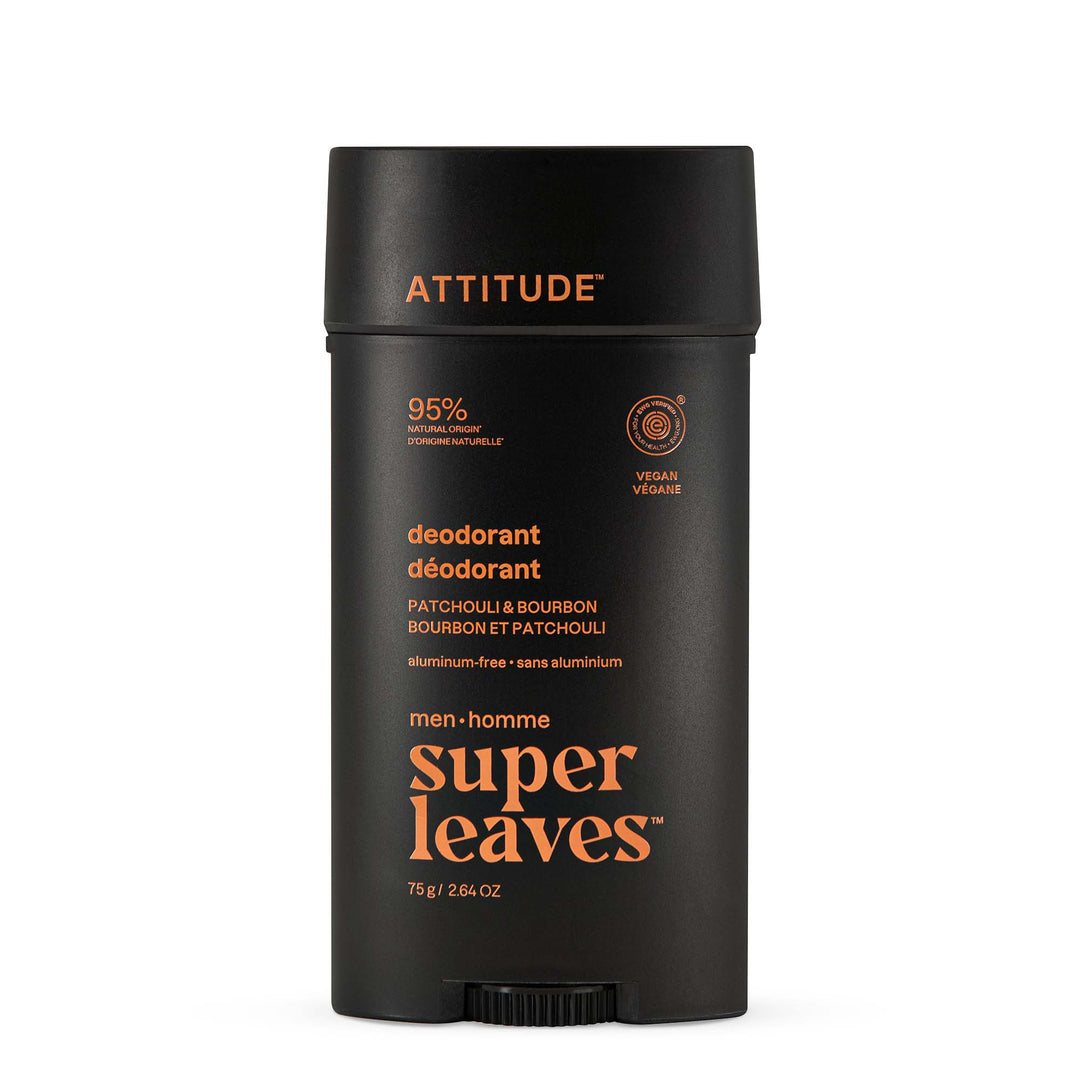 Attitude® Super Leaves™  Men's Deodorant Patchoulli & Bourbon