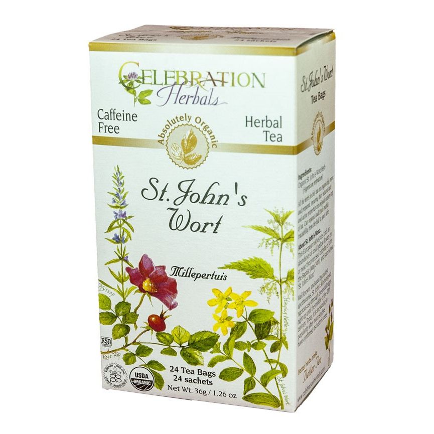 LIQUIDATION - Celebration Herbals St-John's Wort Tea Bags - FINAL SALE/NO RETURNS***