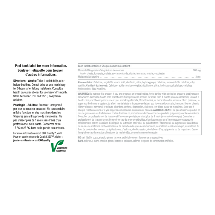 Jamieson 100% Pure Magnesium Night