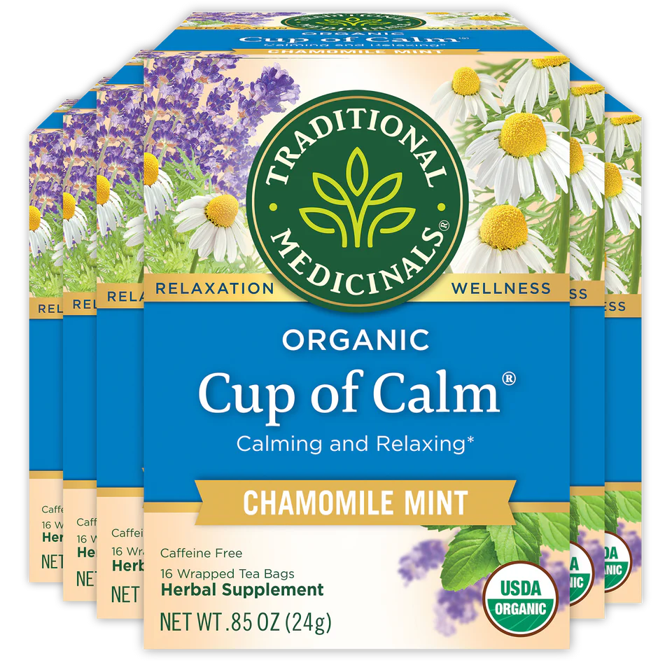 Traditional Medicinals® Cup of calm® Organic herbal Tea