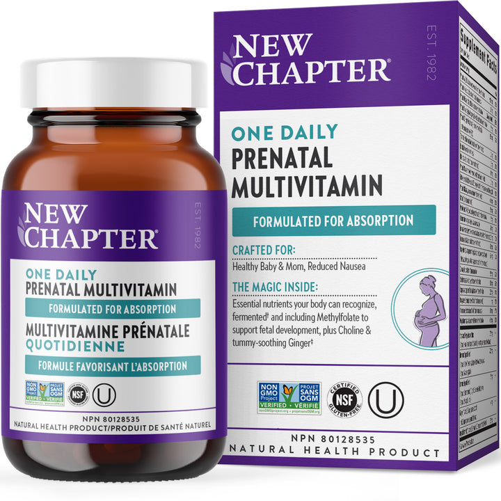 LIQUIDATION - New Chapter® One Daily Prenatal Multivitamin - FINAL SALE/NO RETURNS***