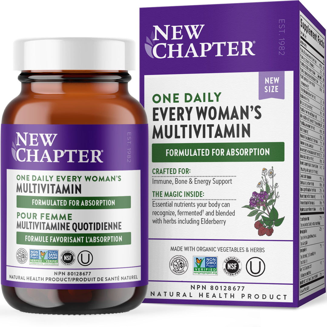 LIQUIDATION - New Chapter® One Daily Every Woman's Multivitamin - FINAL SALE/NO RETURNS***