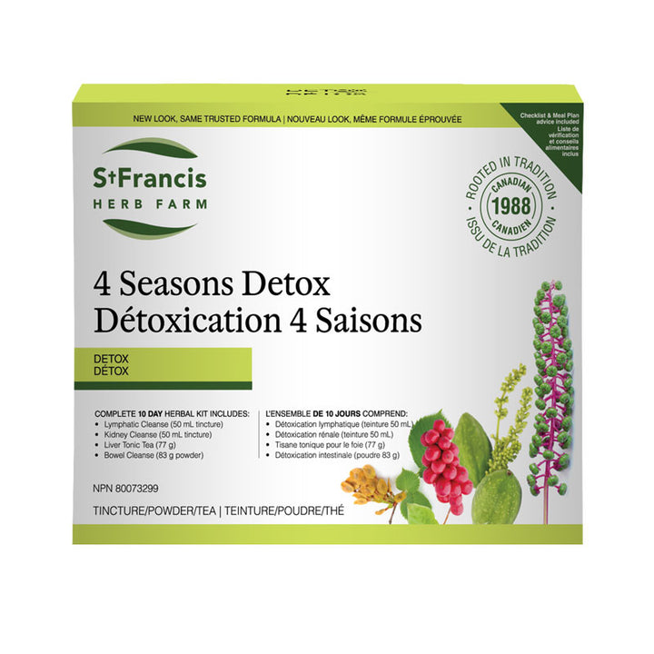 St Francis 4 Seasons Detox Complete 10 Day Herbal Kit