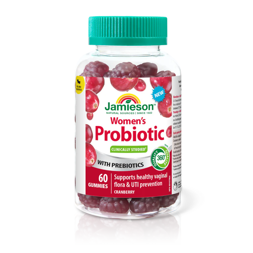 Jamieson Women's Health Probiotic Gummies cranberry
