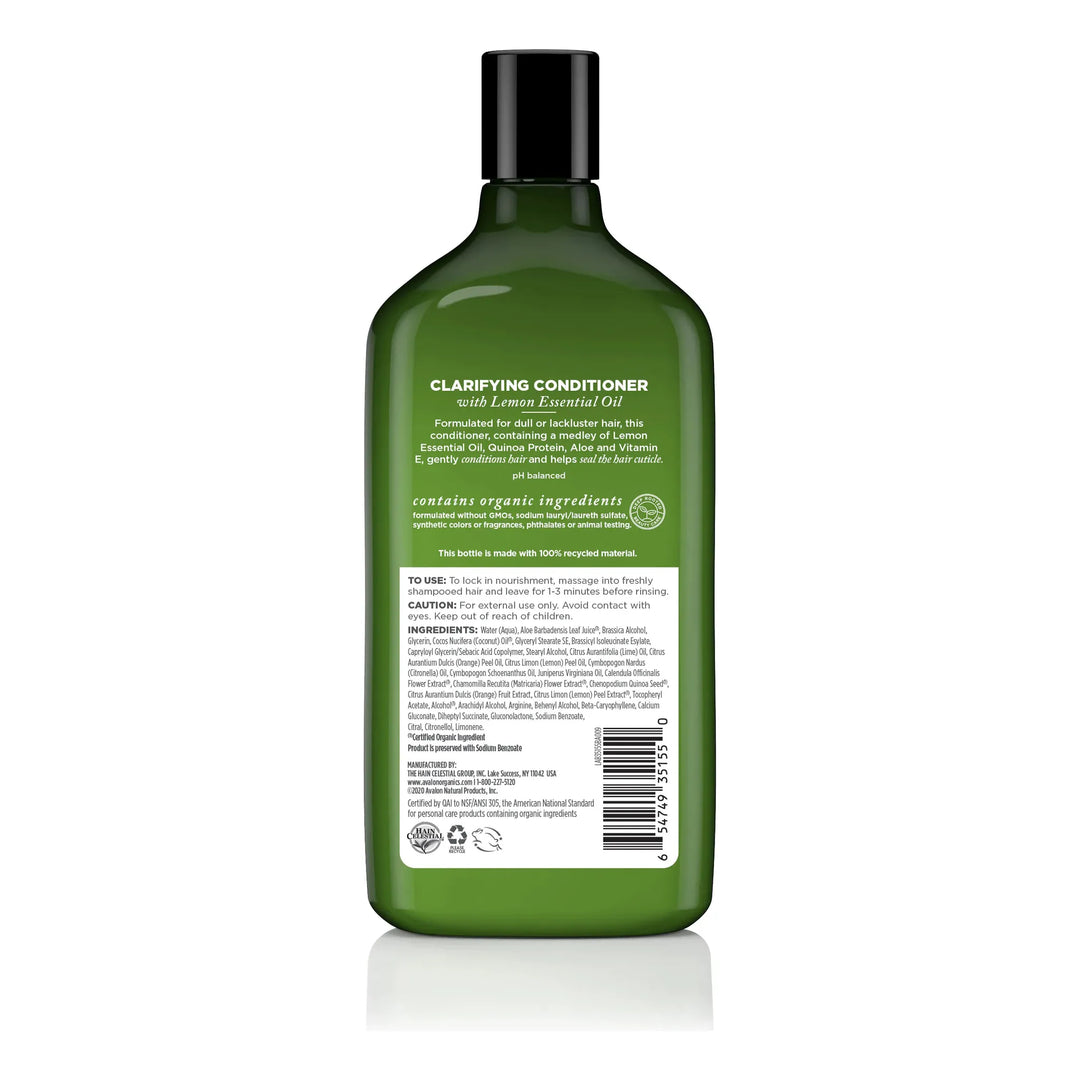 Avalon Organics Clarifying Lemon Conditioner