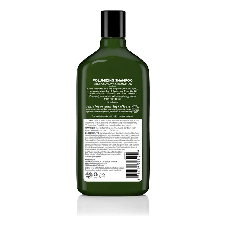 Avalon Organics Volumizing Rosemary Shampoo