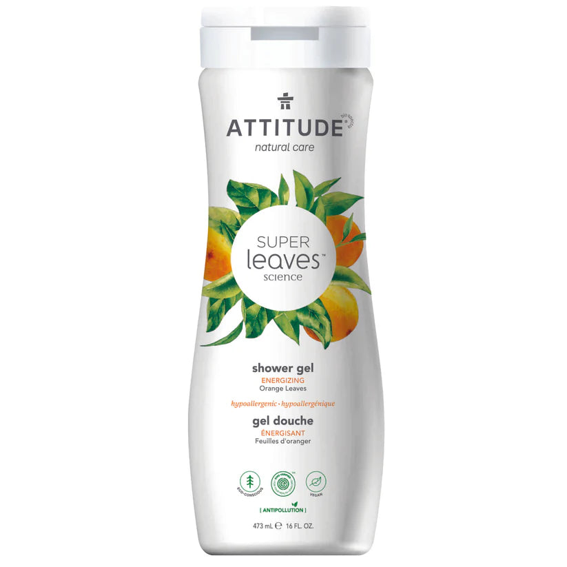 LIQUIDATION - Attitude® Super Leaves™ Shower Gel Energizing - FINAL SALE/NO RETURNS***