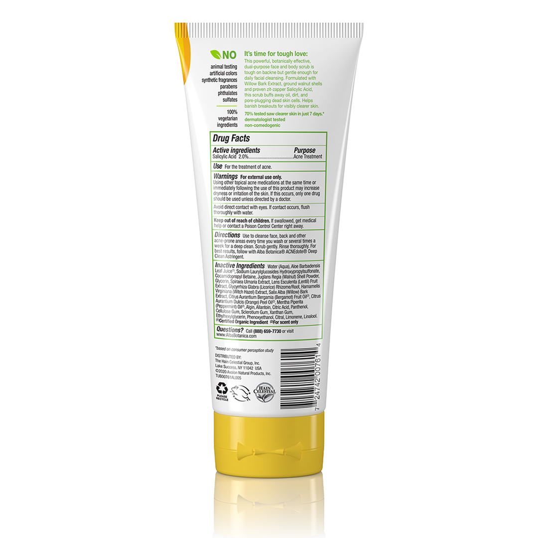 Alba Botanica® ACNEdote® face & body scrub