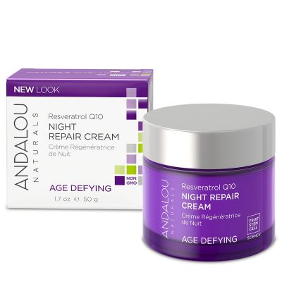 Andalou Naturals Age Defying Resveratrol Q10 Night Repair Cream