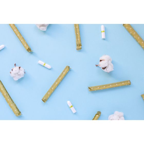 Natracare®  Regular Organic Cotton Tampons with Applicator