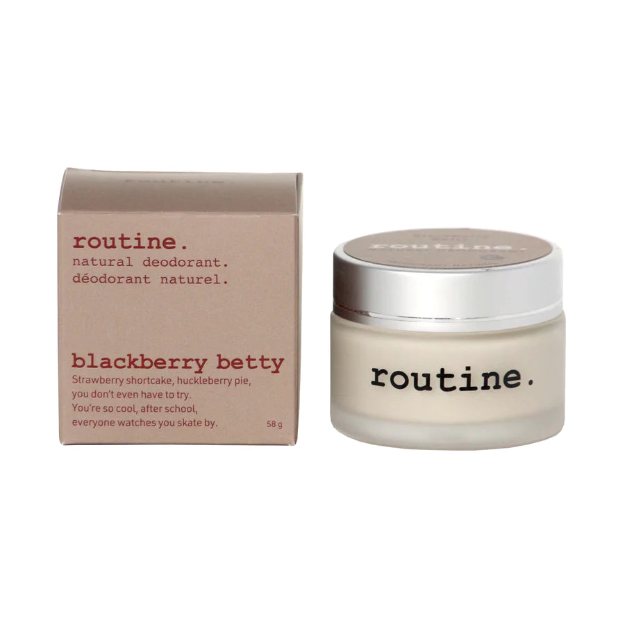 Routine Blackberry Betty, natural deodorant cream