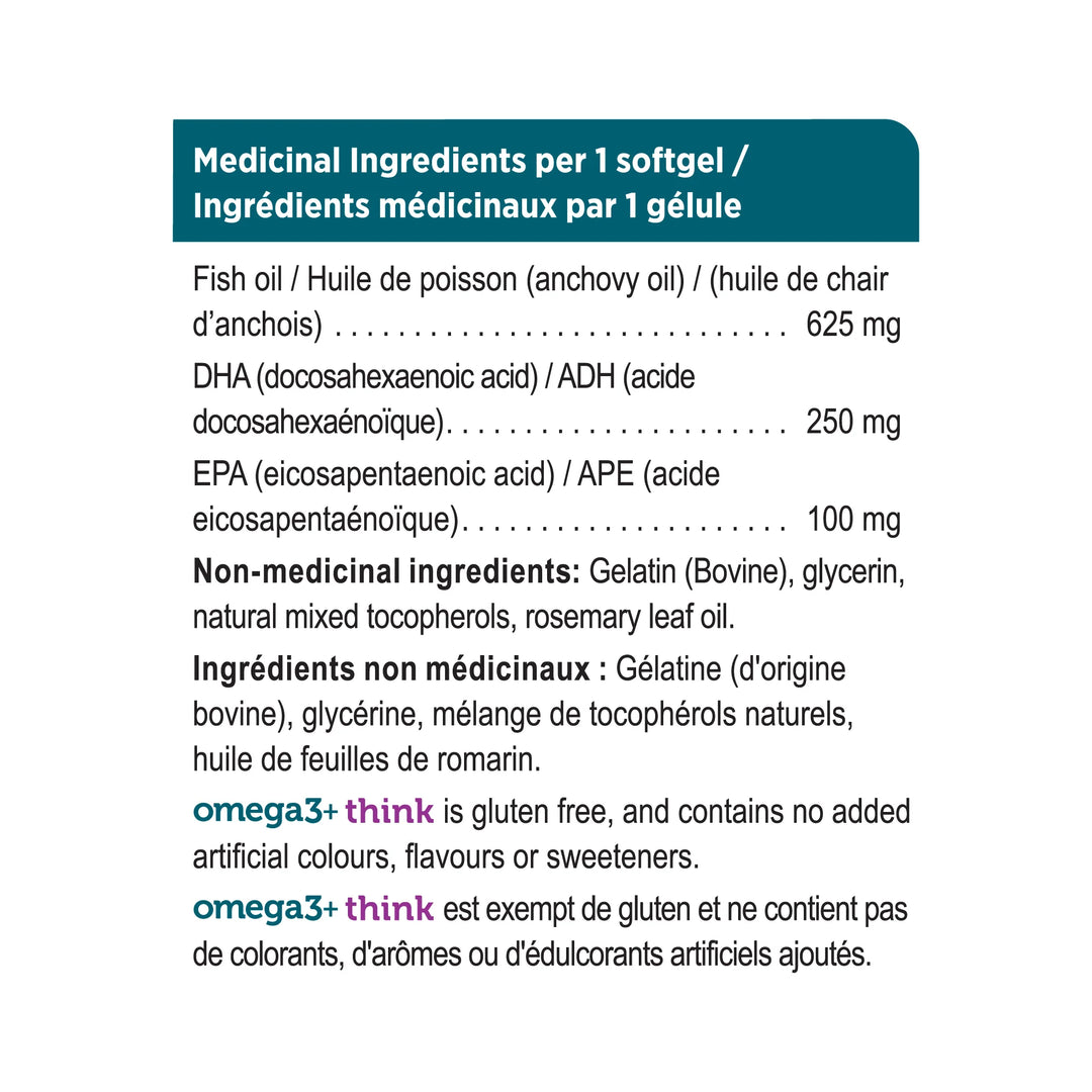 Genuine Health Omega-3+ Think