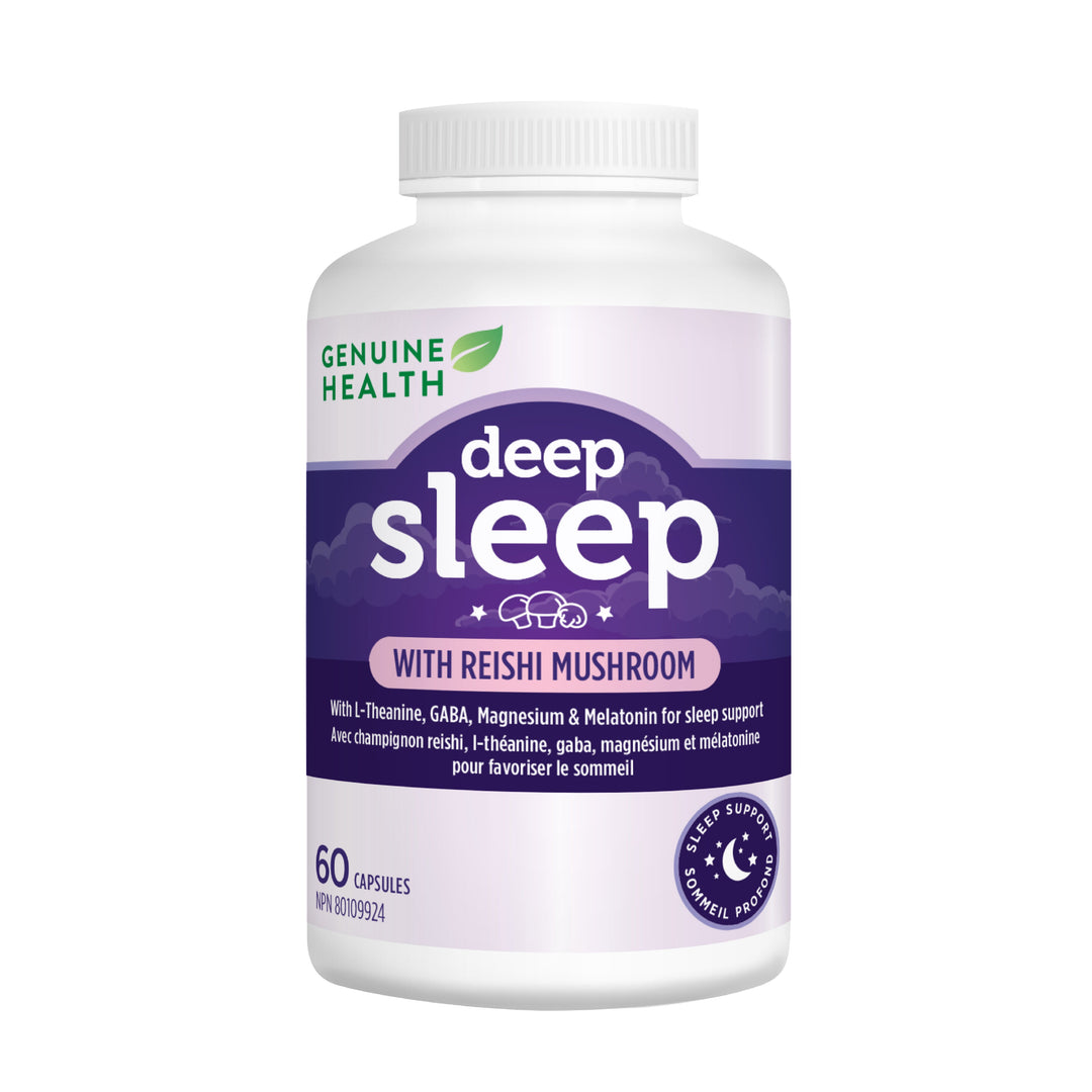 Genuine Health Deep Sleep with Reishi Mushroom Capsules
