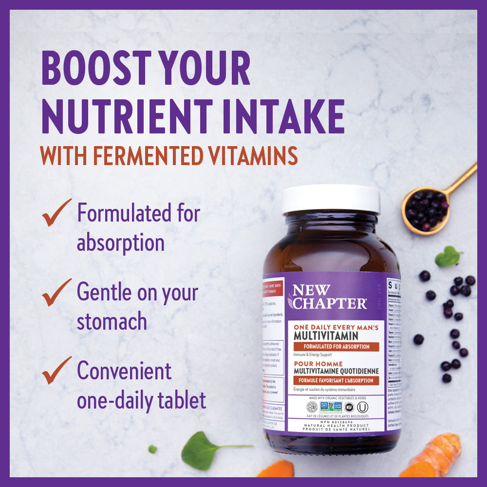 New Chapter®  One Daily Every Men's Multivitamin
