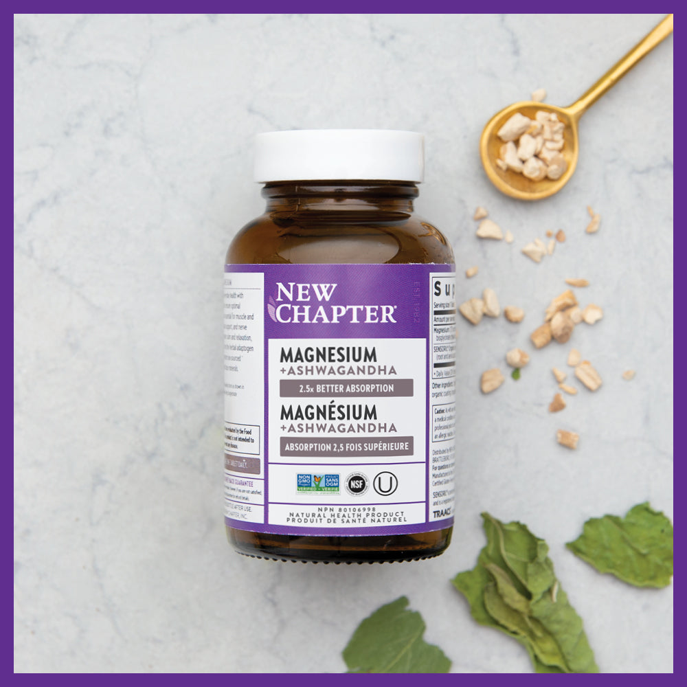 New Chapter® Magnésium + Ashwagandha