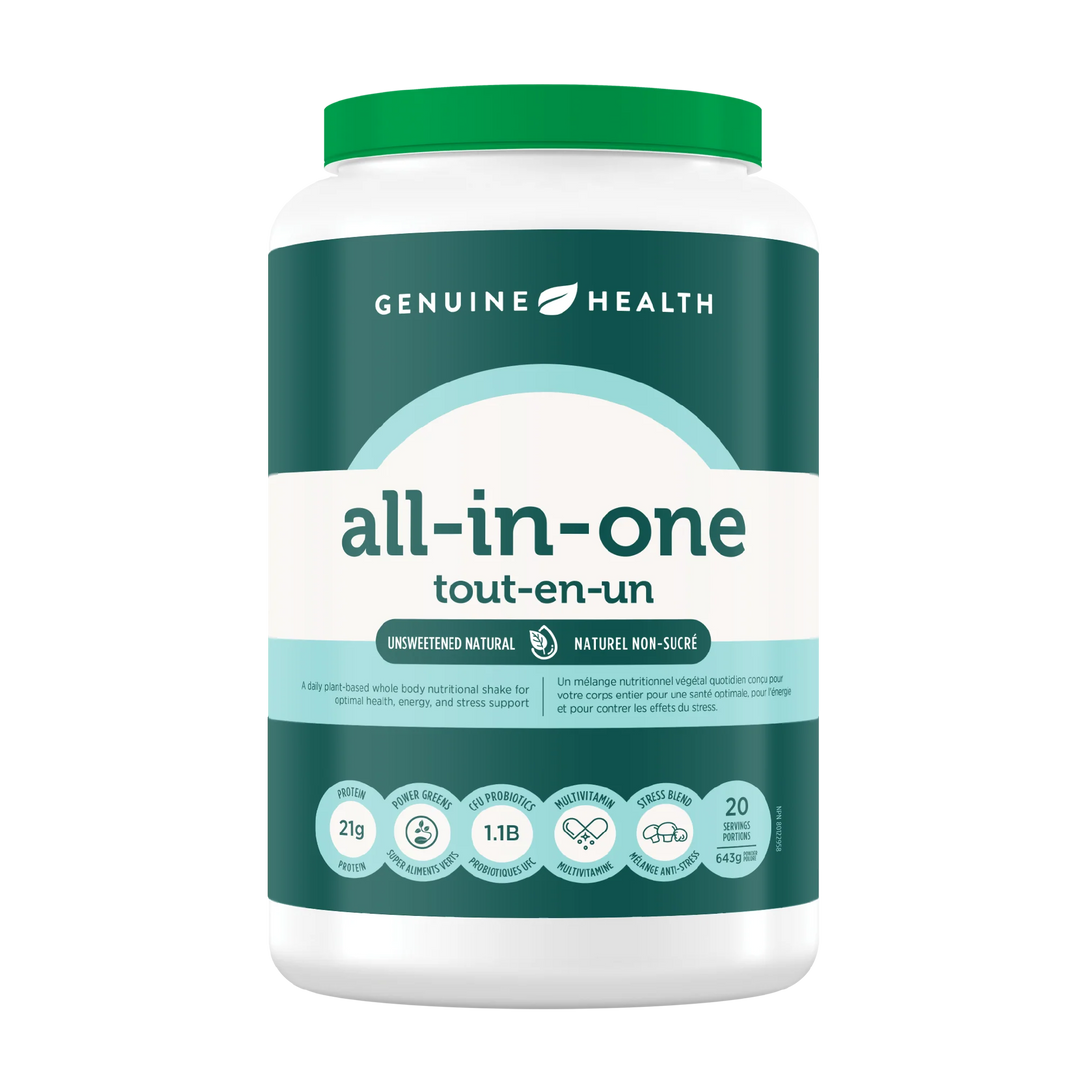 Genuine Health All-in-one, Natural Unsweetned