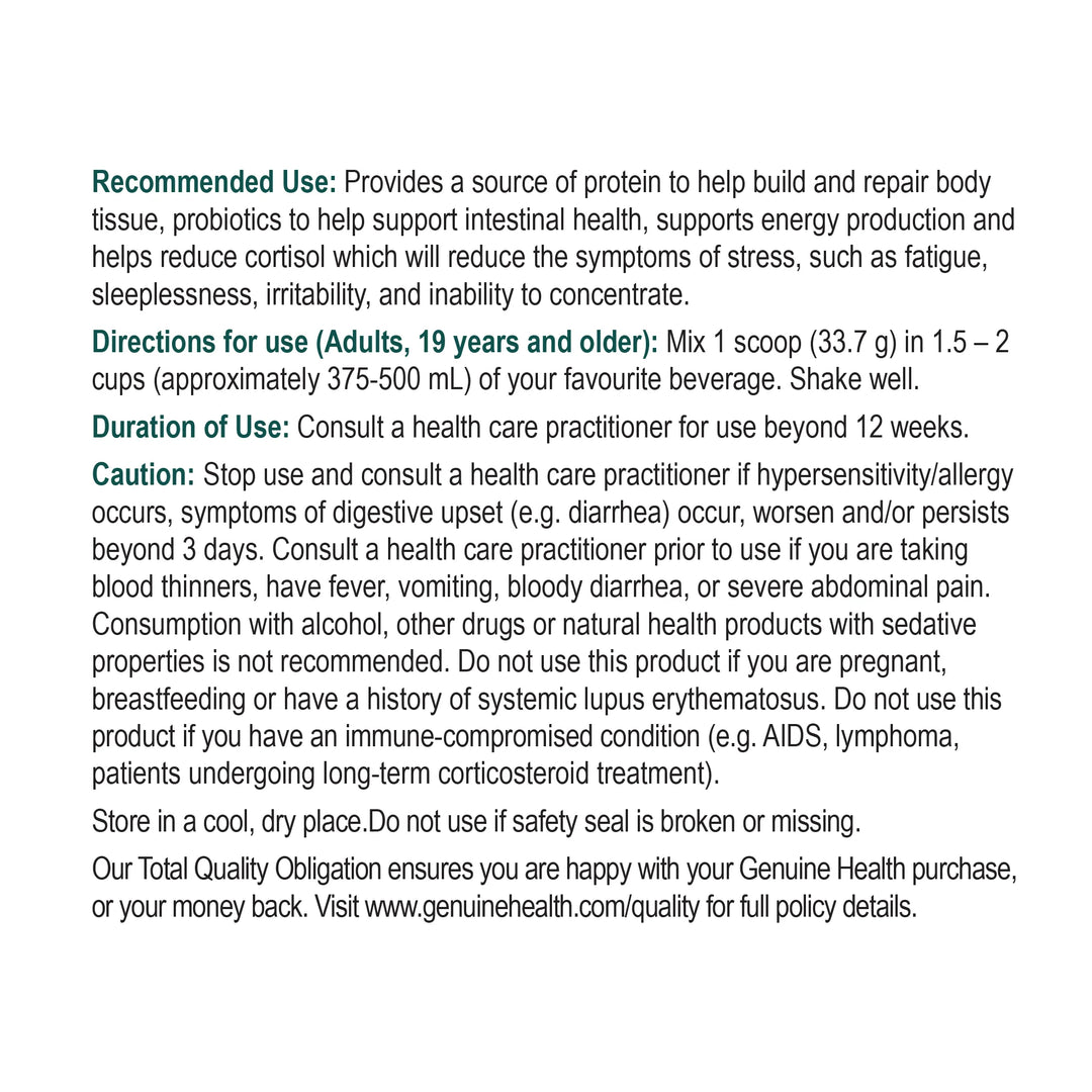 Genuine Health All-in-one, Vanilla